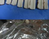 焼きちくわとサツマイモのトースター焼き作り方3写真