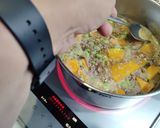 カボチャと枝豆のそぼろあん作り方4写真