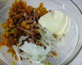 カリカリベーコン入かぼちゃのサラダ作り方4写真