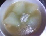 材料３つで！冬瓜と鶏挽肉のスープ作り方4写真