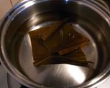はんぺんと栗のお味噌汁作り方1写真