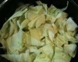 キャベツと海老のアンチョビソースパスタ！作り方10写真