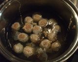 鶏肉ごま団子と魚河岸あげの和風スープ作り方4写真