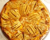 りんごたっぷりの洋風さつま芋羊羹ケーキ作り方4写真