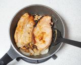 豚ロース肉の蒸し煮♪ケチャップ味作り方5写真