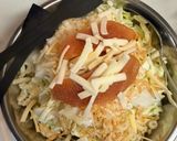 もんじゃ（定番餅チーズめんたい）作り方2写真