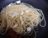 チーズとろけるドライトマトのパスタ作り方5写真