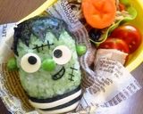 フランケン＆ドクロ★ハロウィンキャラ弁作り方5写真