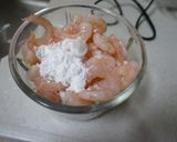 海老しんじょうの餡かけ作り方1写真
