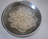 蓮根のきんぴら。作り方1写真