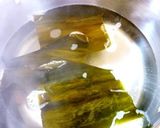 焼きなすと油揚げの味噌汁作り方1写真