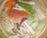 秋鮭の味噌煮込みうどん！作り方6写真