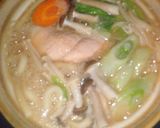 秋鮭の味噌煮込みうどん！作り方7写真
