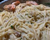 Creamy Shrimp Pasta作り方14写真