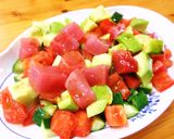 お野菜ごろごろ♪マグロとアボカドのサラダ作り方6写真