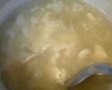 魚河岸揚げの胡麻風味酒かす汁作り方2写真