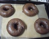 ココアとチョコチップのWチョコベーグル作り方12写真