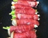 牛肉マキマキ☆すき焼き風は２種類のネギで作り方3写真