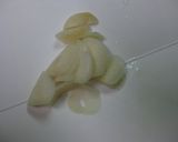 青菜炒め(茎と葉を分けて調理)作り方5写真