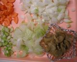 トマトジュースでミネストローネ風作り方1写真