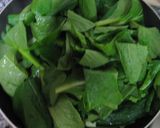 青菜炒め(茎と葉を分けて調理)作り方11写真