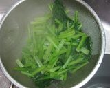 青菜炒め(茎と葉を分けて調理)作り方14写真