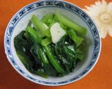 青菜炒め(茎と葉を分けて調理)作り方19写真