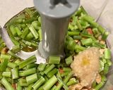 にんじん葉の茎ジェノベーゼ作り方2写真