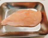 簡単！鶏ムネ肉と香味野菜のわさび和え作り方1写真