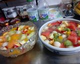 七夕にも☆星型のフルーツポンチ☺⛄☕作り方7写真