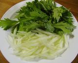 セロリ de きんぴら作り方1写真