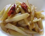 セロリ de きんぴら作り方5写真