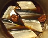 骨まで柔らか圧力鍋で秋刀魚のさっぱり梅煮作り方4写真