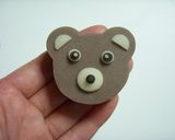 １００均型で作る『ねりきり・クマちゃん』作り方10写真
