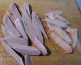 魚肉ソーセージと、岩下の新生姜の湯葉まき作り方2写真