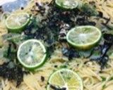 和風パスタバター醤油味/すだちを絞って作り方14写真