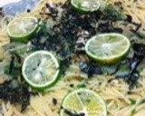 和風パスタバター醤油味/すだちを絞って作り方14写真
