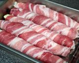 マコモダケの豚バラ肉巻き甘酢餡。作り方4写真