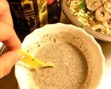 黒ごまちくわ天（お好み焼き）作り方3写真