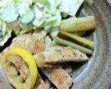 和風プレート葱豚焼き！キャベツ添え作り方9写真