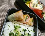 簡単お弁当おかず✿餃子でハム巻き作り方4写真