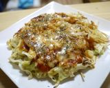 ☆パスタＤＥお好み焼き☆作り方7写真