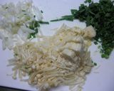 豚ひき肉の野菜入りフライパン焼き作り方1写真