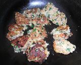 豚ひき肉の野菜入りフライパン焼き作り方6写真