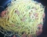 麺つゆとツナの和風パスタ作り方3写真
