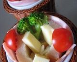 半熟チーズと半熟卵のココット作り方4写真