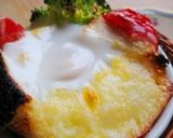 半熟チーズと半熟卵のココット作り方7写真