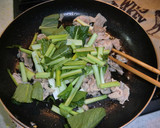 ♪小松菜と豚肉の中華風炒め♪作り方3写真