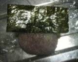 キャラ弁 たまごっち くろまめっち作り方2写真