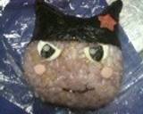 キャラ弁 たまごっち くろまめっち作り方5写真